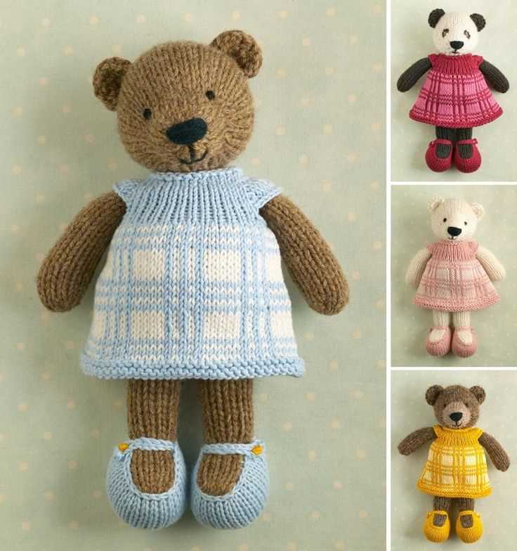 Little teddy knitting pattern