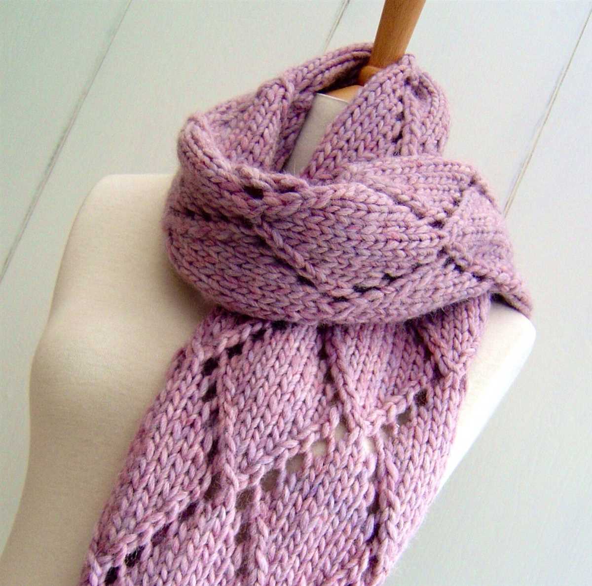 Easy scarf to knit pattern
