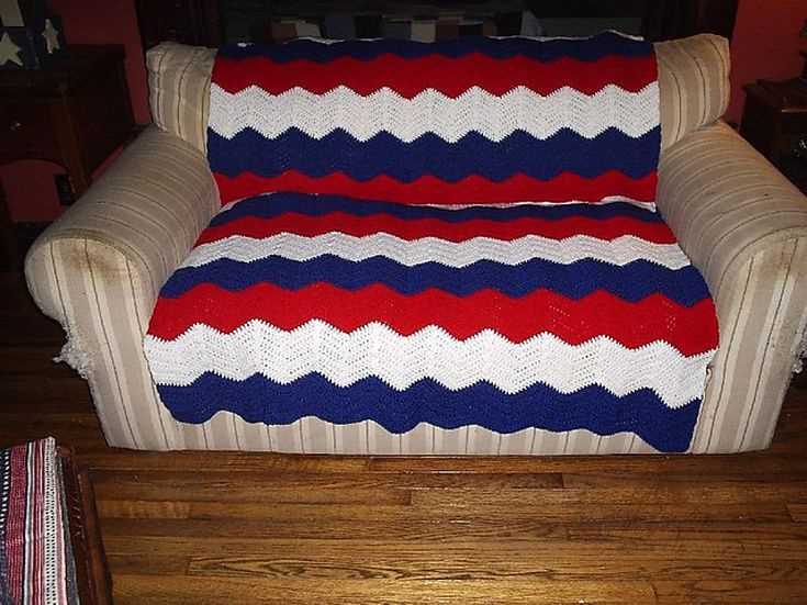 Free american flag blanket knitting pattern