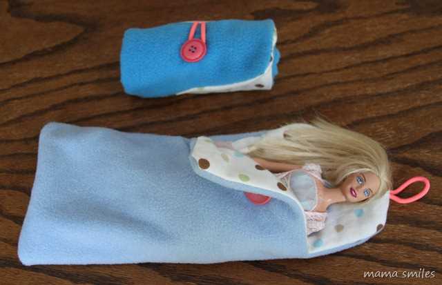 Barbie sleeping bag knitting pattern