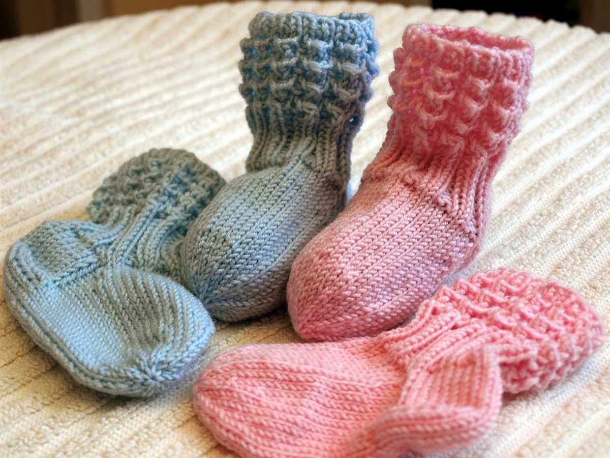 Free baby sock knitting pattern