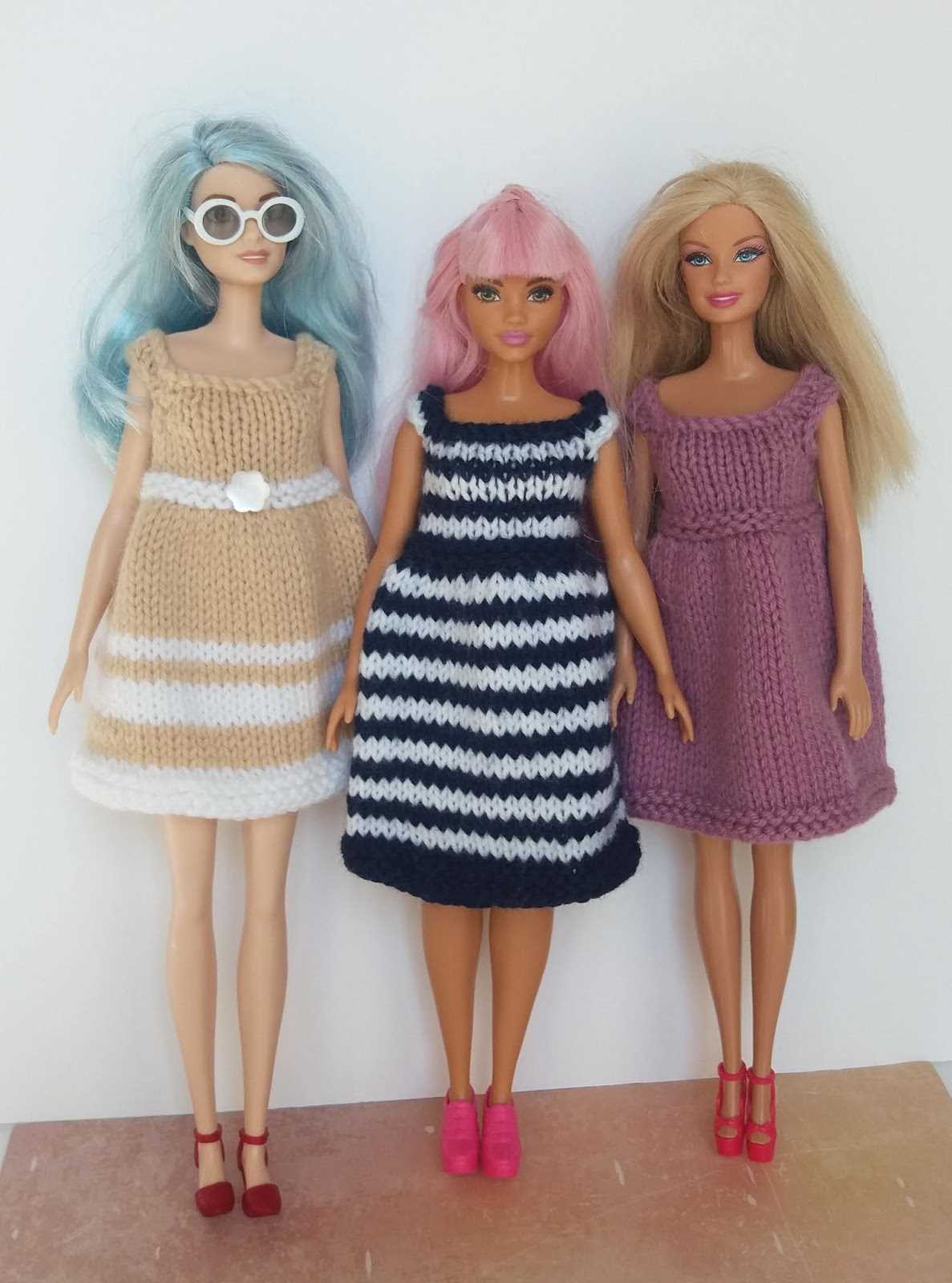 Free barbie clothes knitting patterns