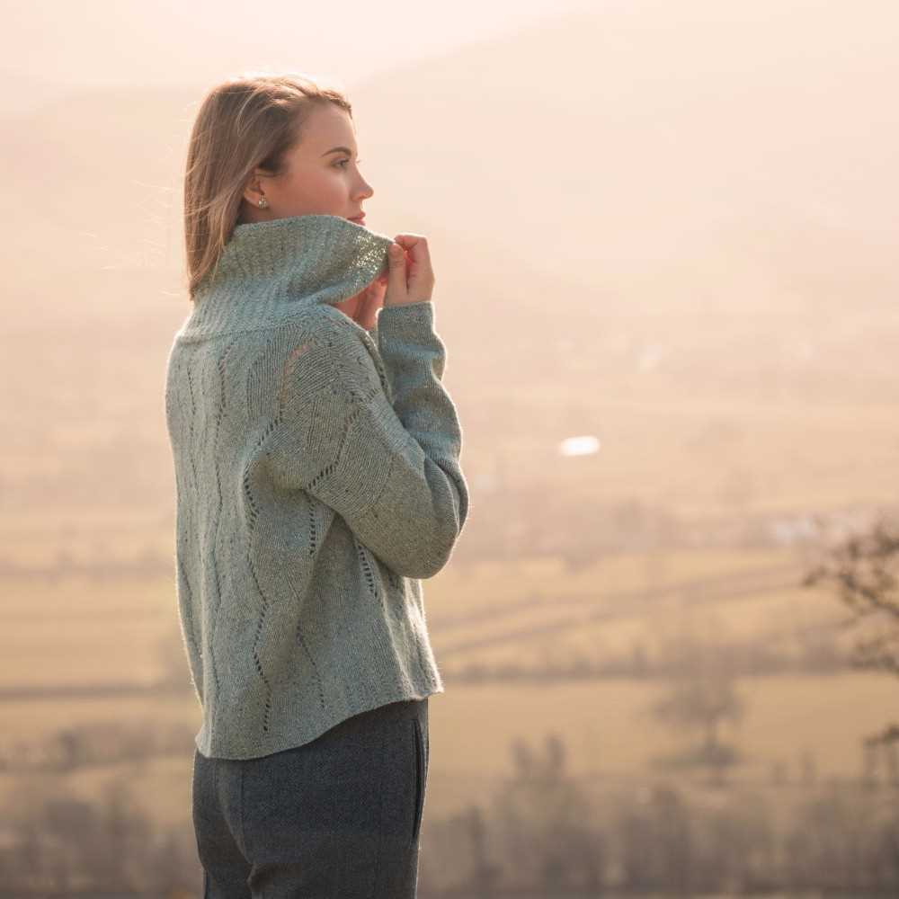 Free boxy sweater knitting pattern