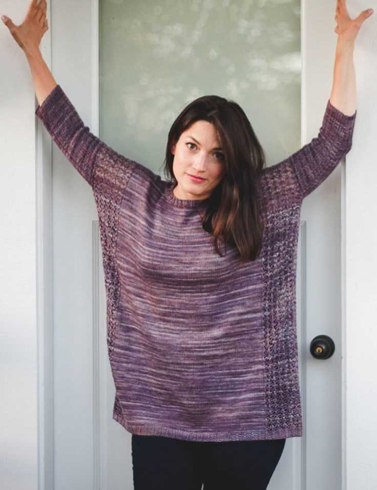 Free boxy sweater knitting pattern