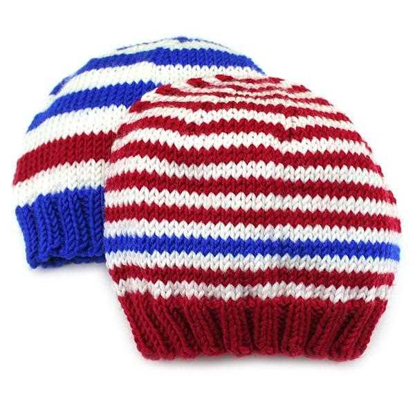 Free childs hat knitting pattern