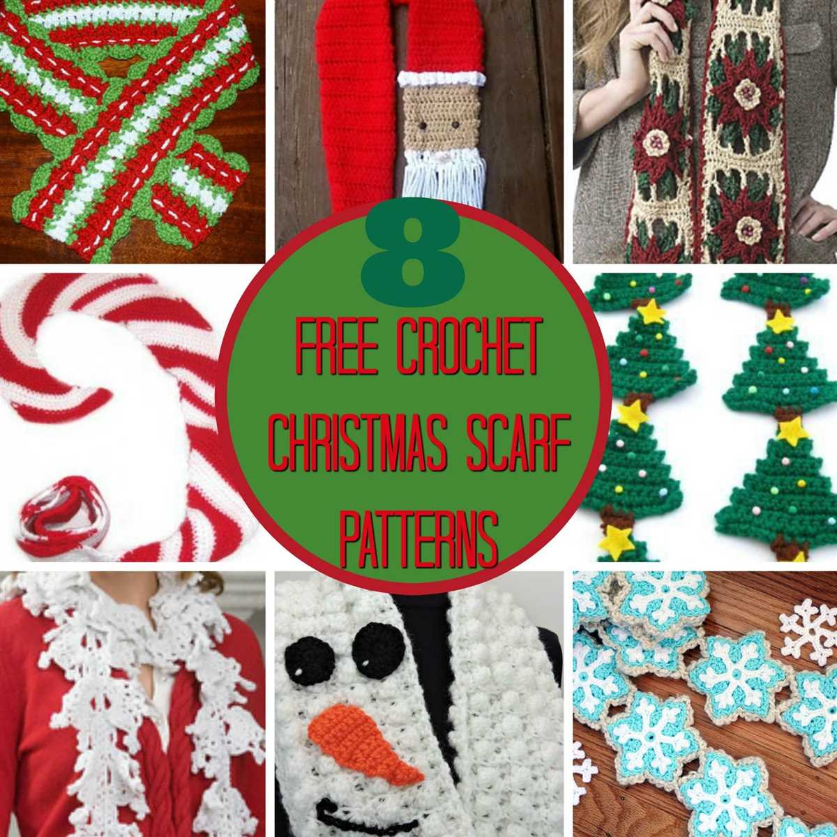 Free christmas scarf knitting patterns