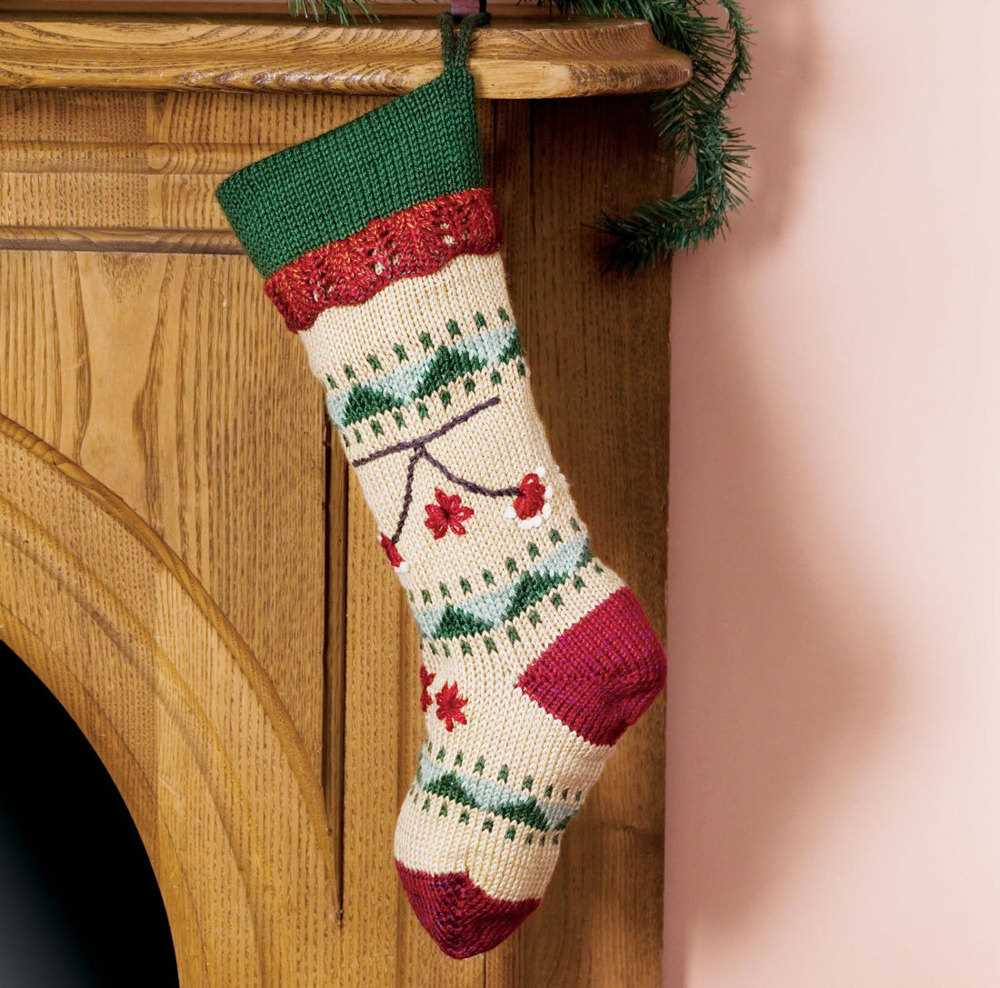 Free christmas stocking pattern knit