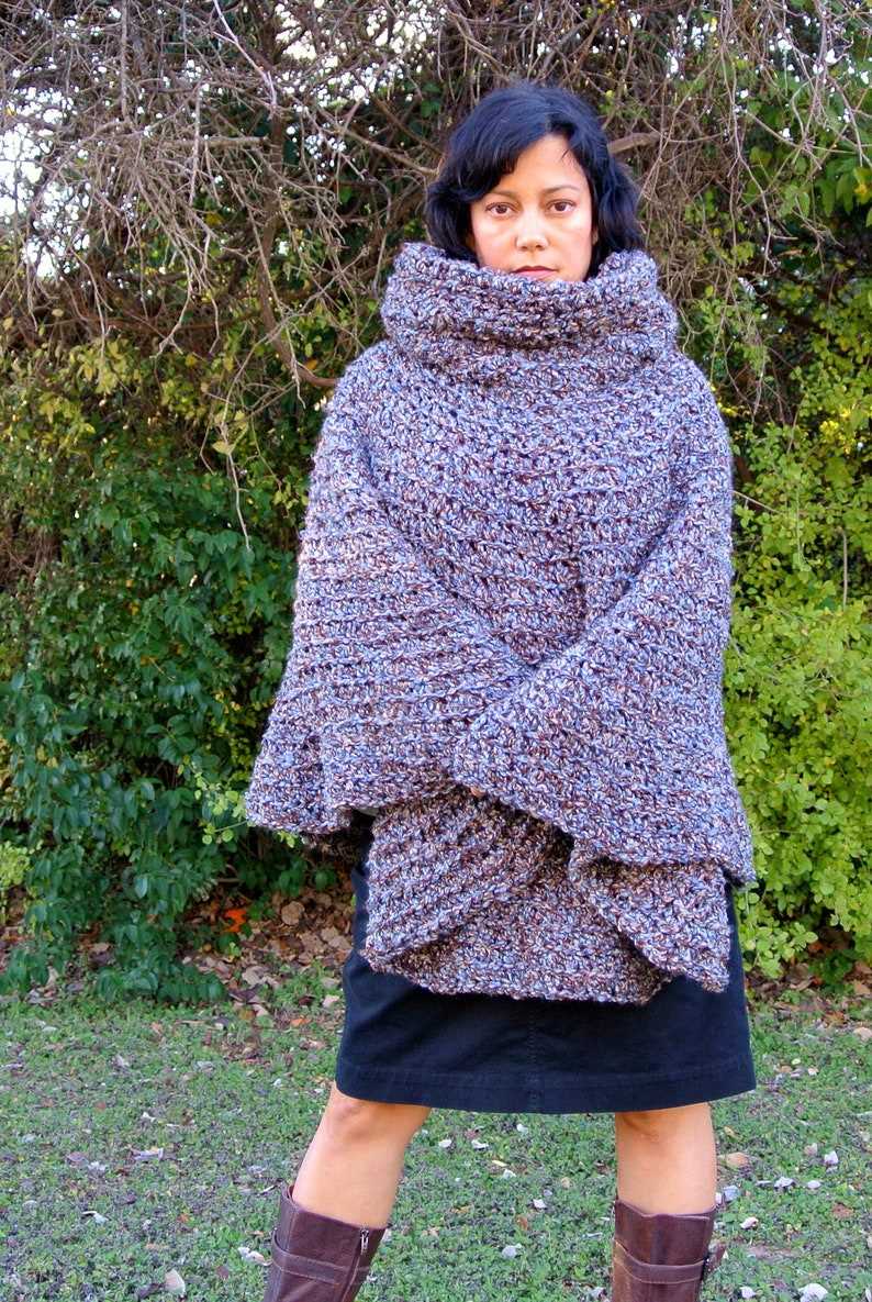 Free chunky poncho knitting patterns