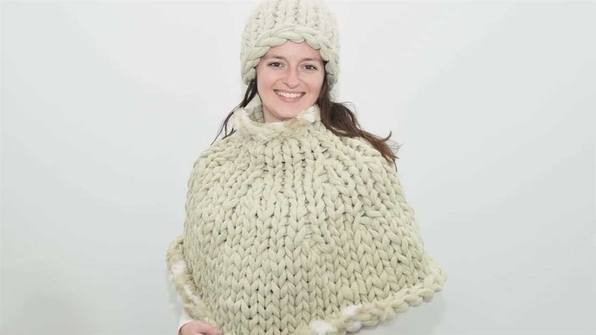 Free chunky poncho knitting patterns