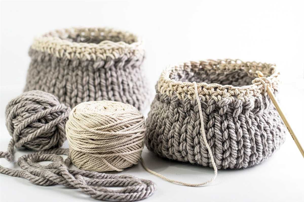 Free knitting patterns for baskets