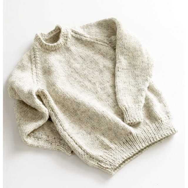 Easy knit sweater pattern straight needles