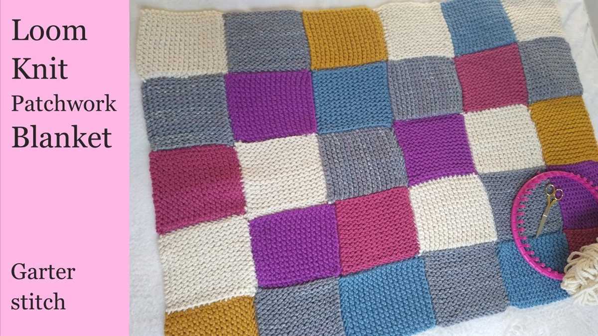 Knitted squares blanket pattern free