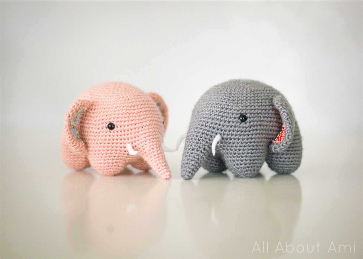Free knitted elephant dishcloth pattern