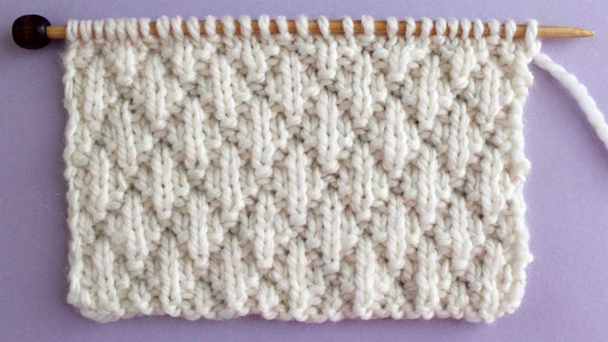 Knitting easy patterns