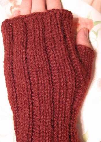 Free fingerless mitts knitting pattern