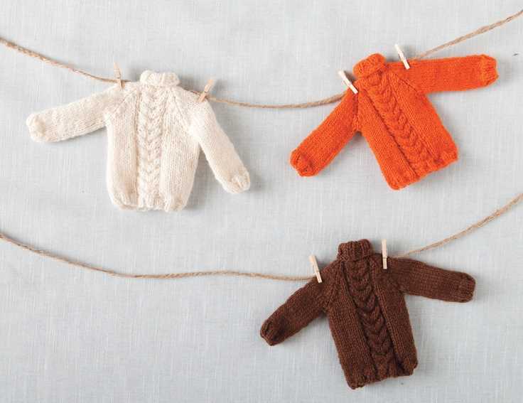 Knitted doll sweater pattern free