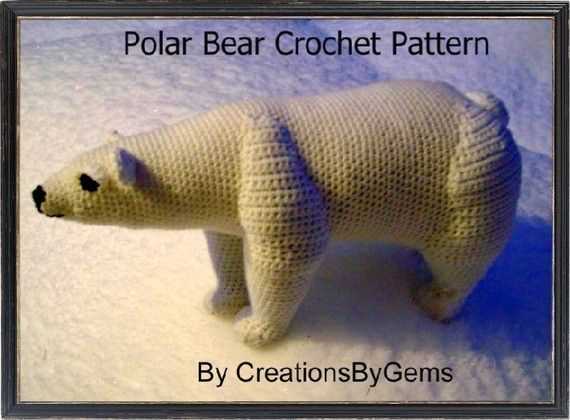 Polar bear knitting pattern