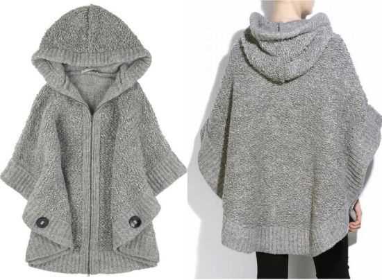 Knitting patterns capes ponchos