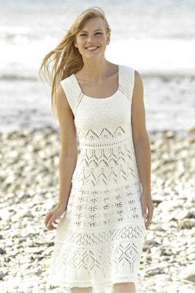 Beach dress knitting pattern