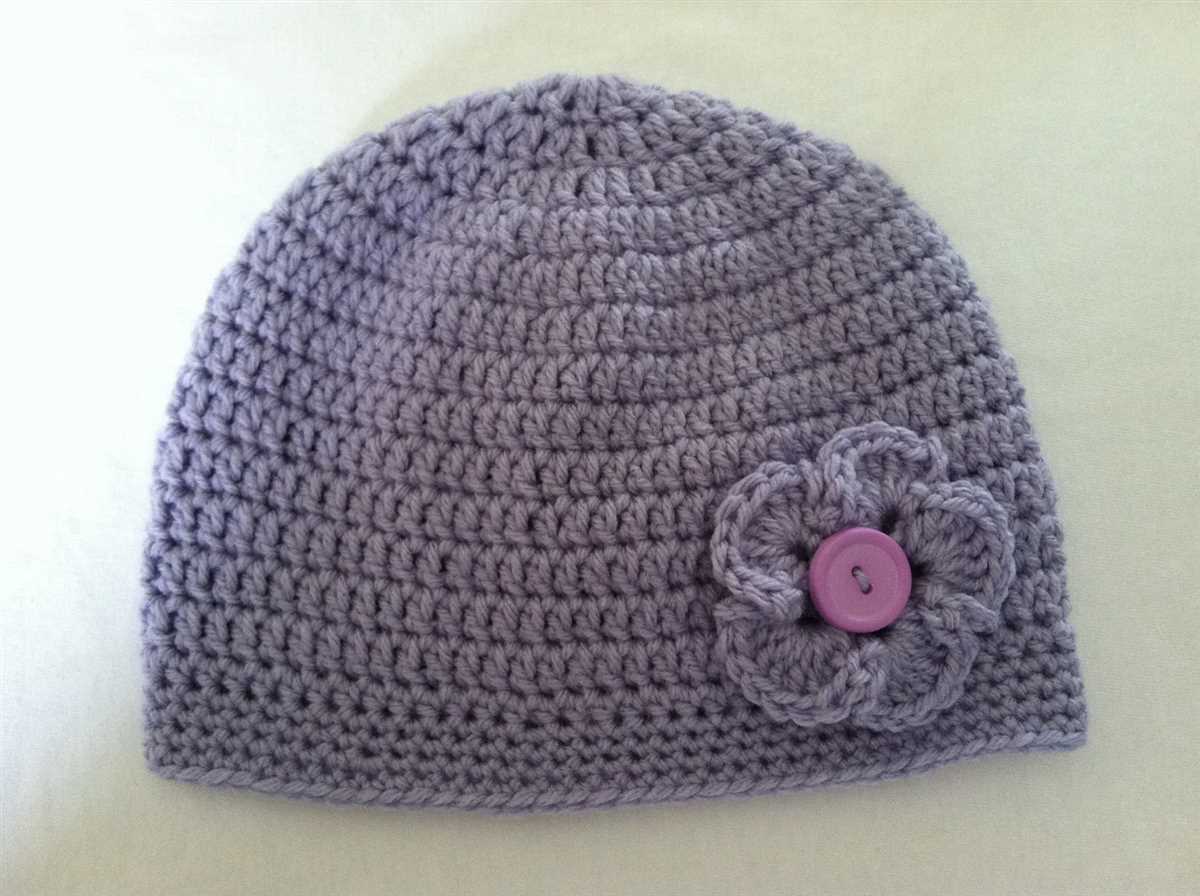 Knitted cancer cap pattern