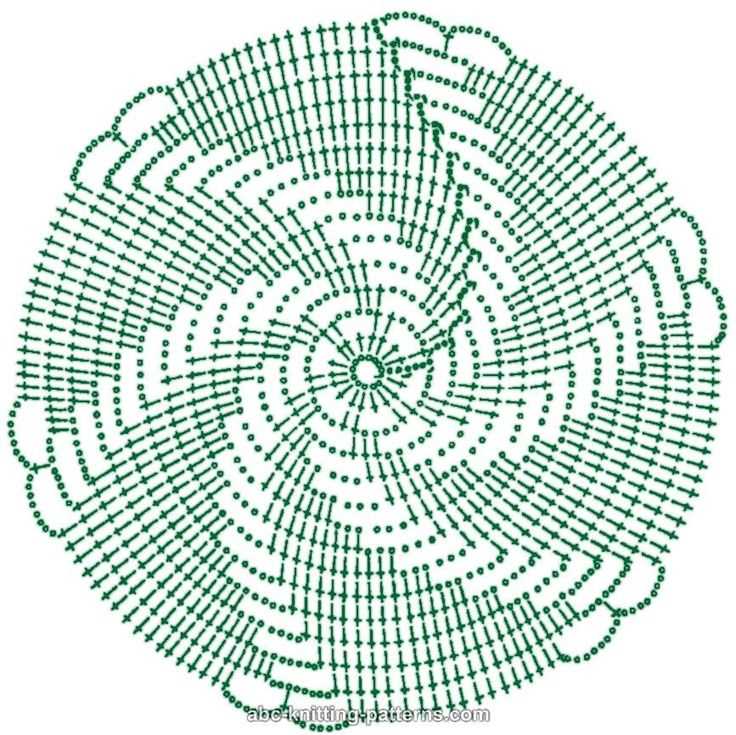 Knitted hexagon pattern on circulars