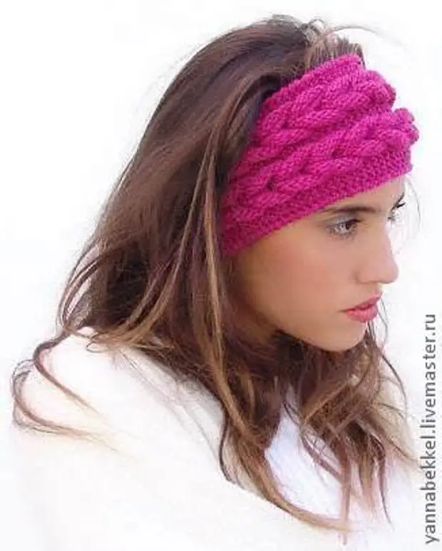Free knit bandana pattern