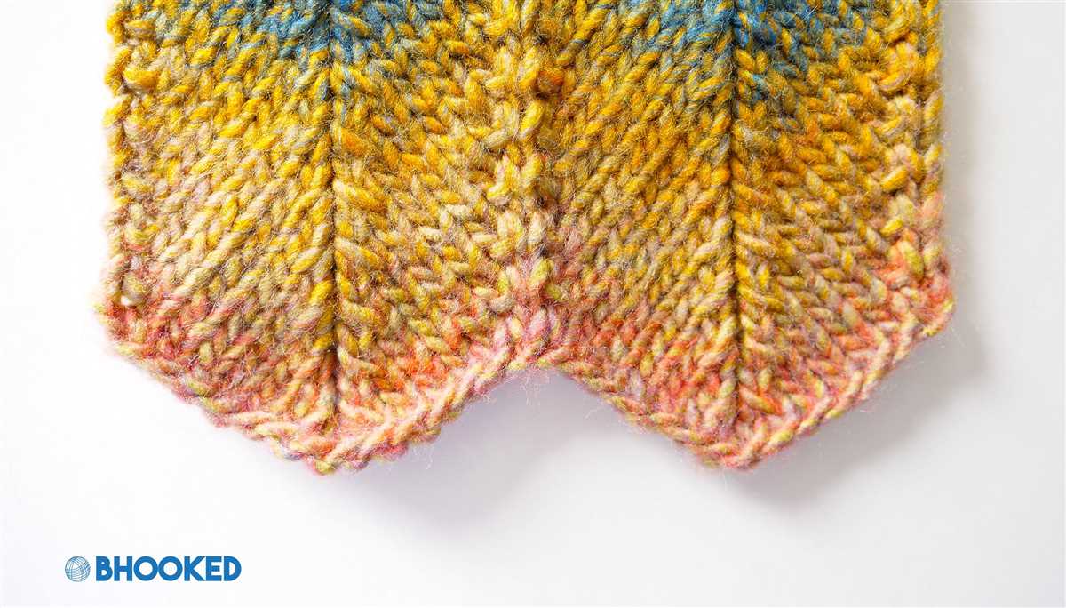 Free knit chevron hat pattern