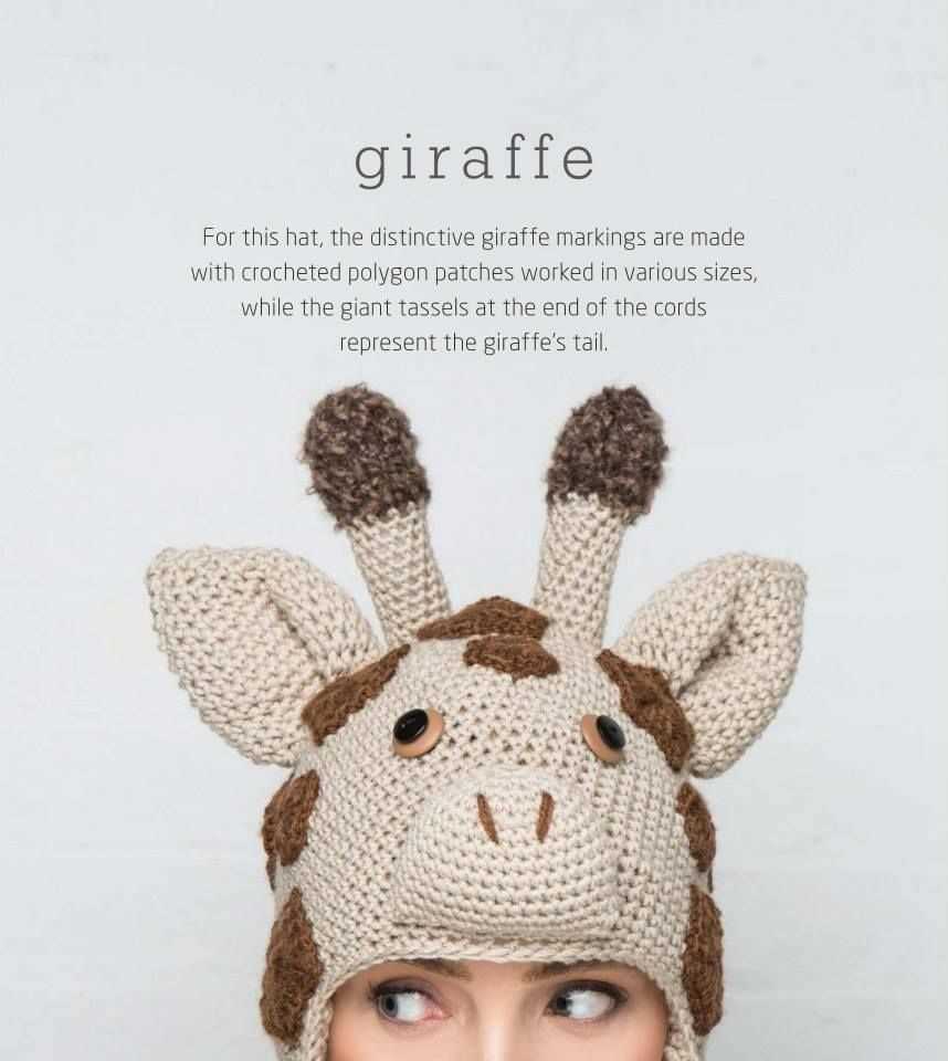 Free knit giraffe hat pattern