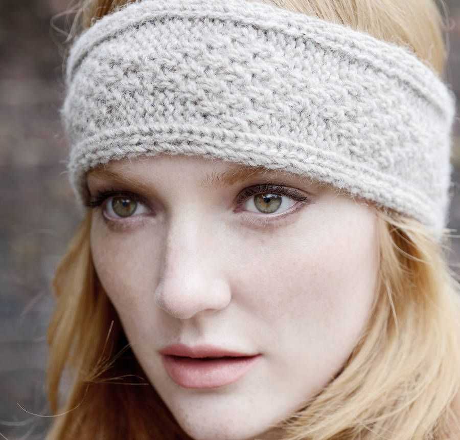 Free knit headband patterns winter