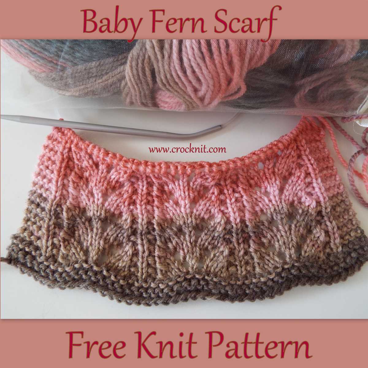 Free knit scarf pattern