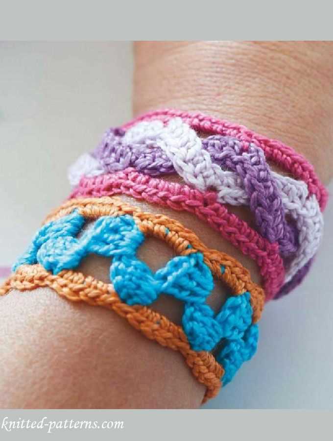 Stitch your own style - Explore the world of free knitted bracelet patterns Free knitted bracelet patterns
