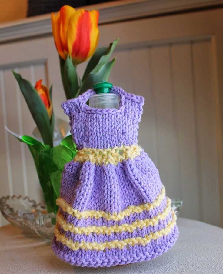 Free knitted dishcloth dress patterns