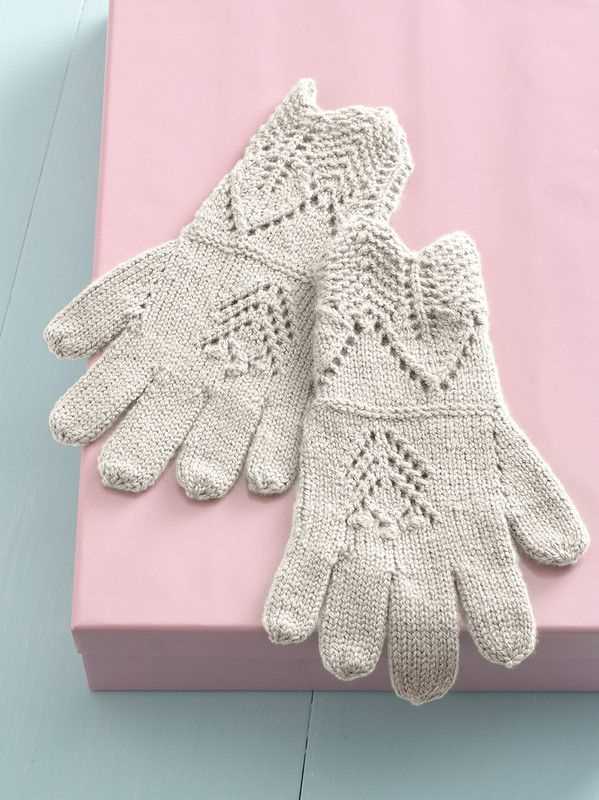Free knitted gloves pattern