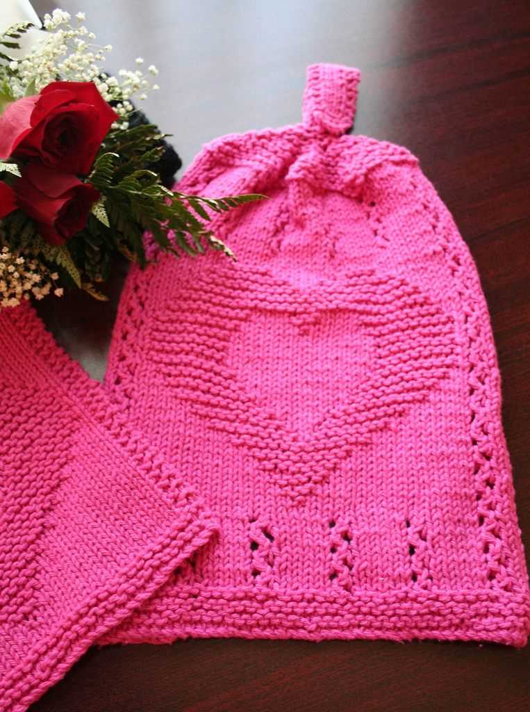 Free knitted hanging dish towel patterns