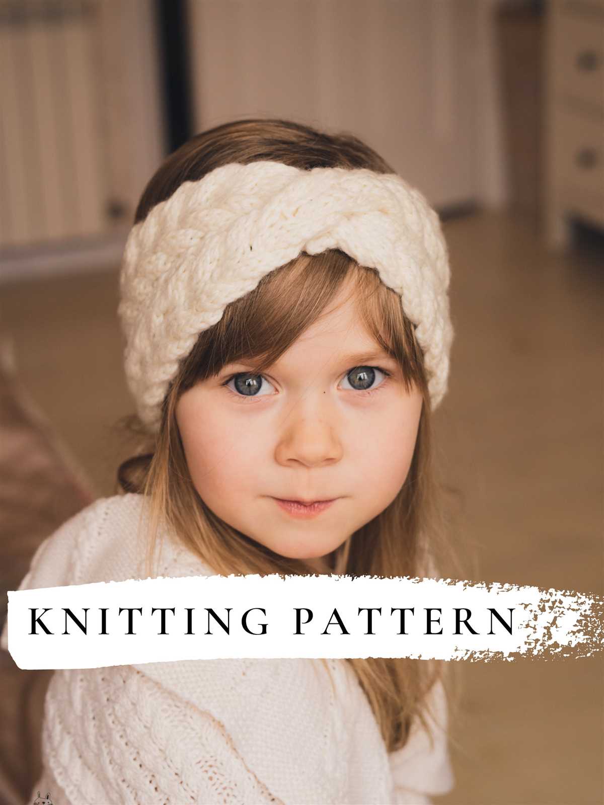 Free knitted twisted headband pattern