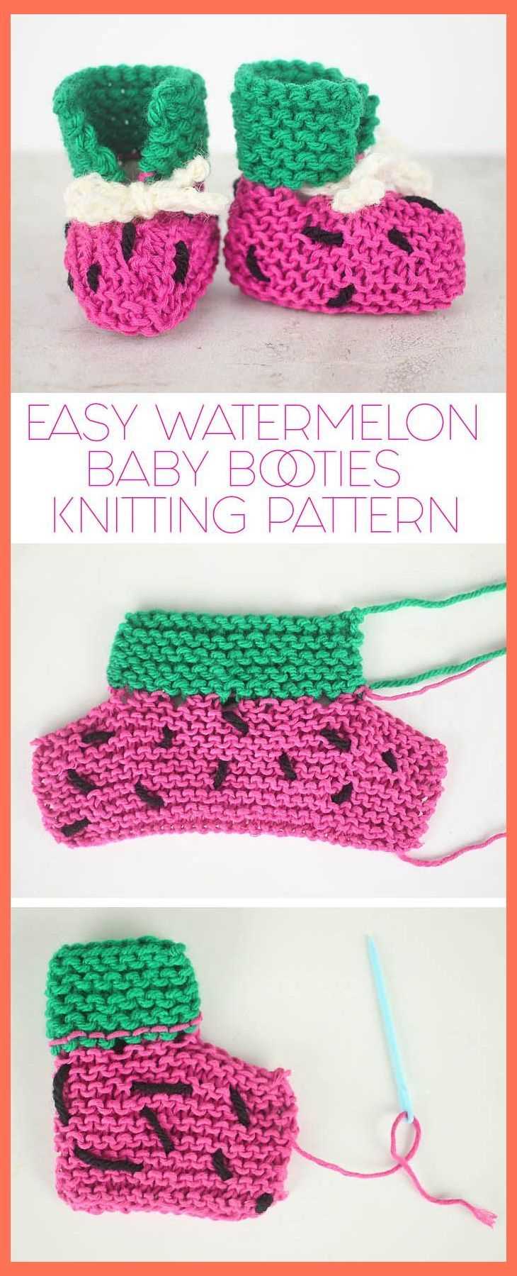 Free knitting booties pattern