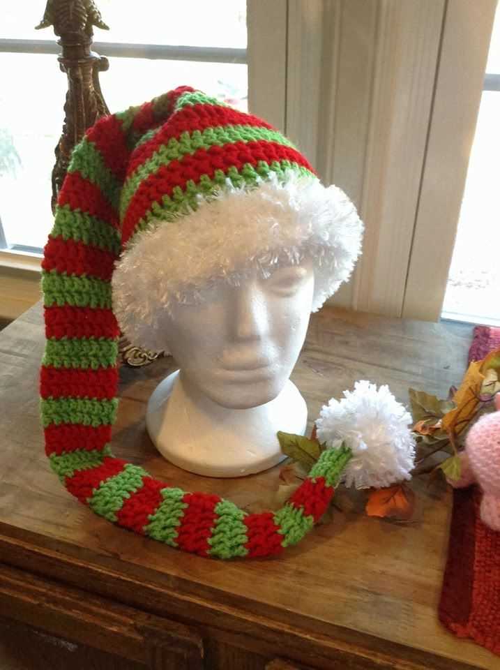 Free knitting pattern christmas elf hat