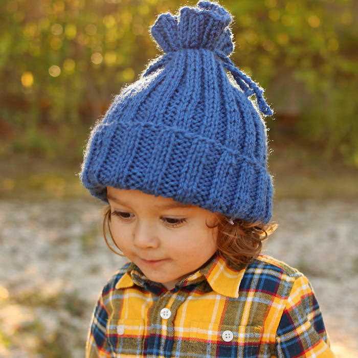 Free knitting pattern for a beanie hat