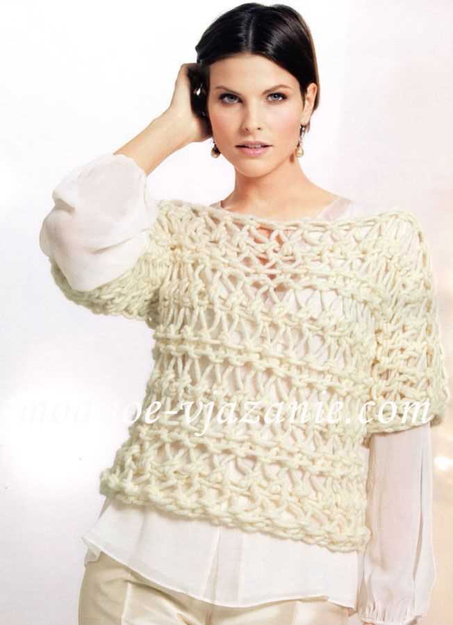 Free knitting pattern for ladies top