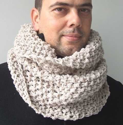 Free knitting pattern for mens neck warmer