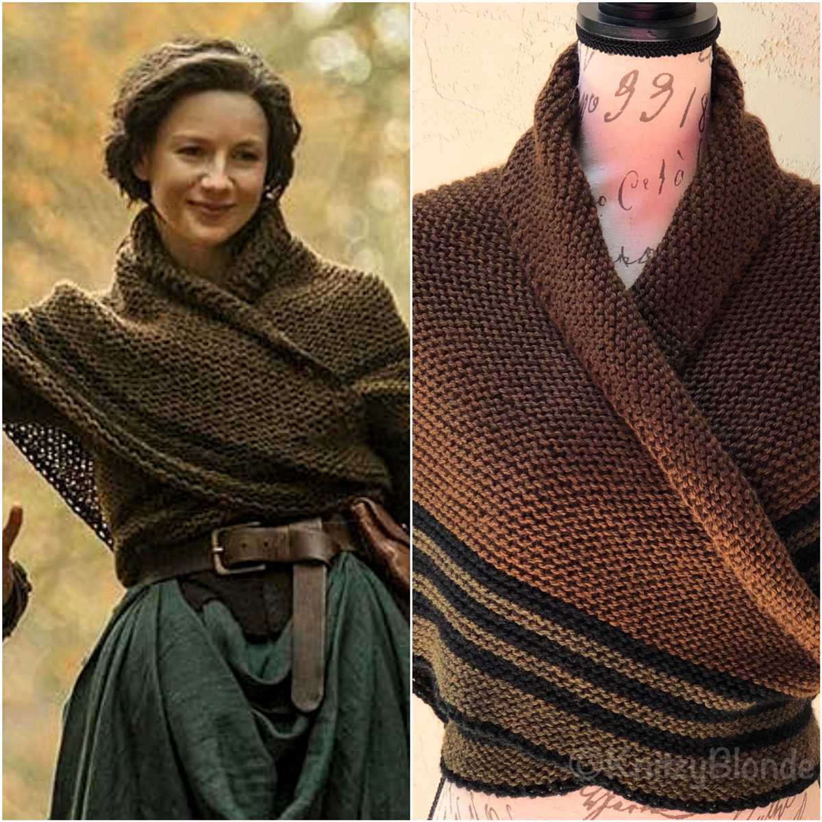 Free knitting pattern for outlander shawl
