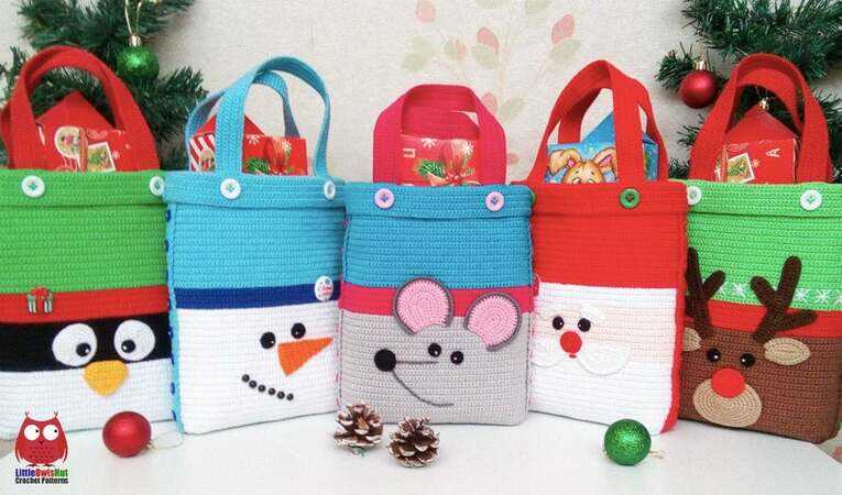 Free knitting pattern for santa bag