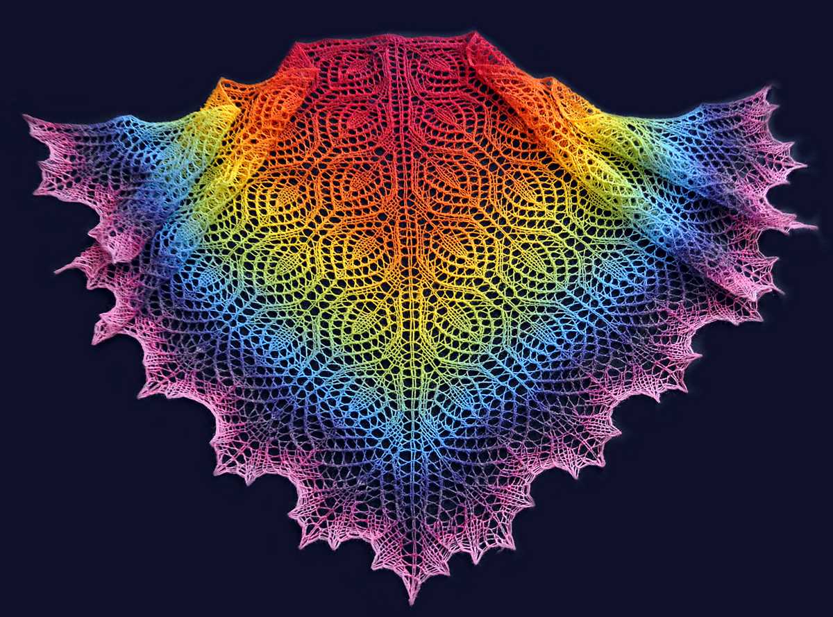 Free knitting pattern poncho shawl