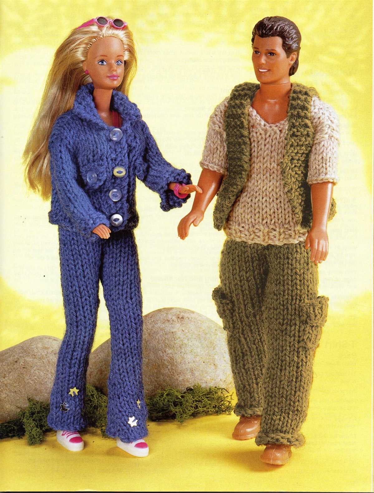 Free knitting patterns for barbie dolls clothes to download