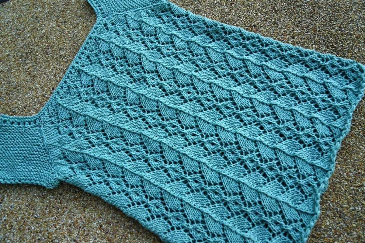 Free knitting patterns tops