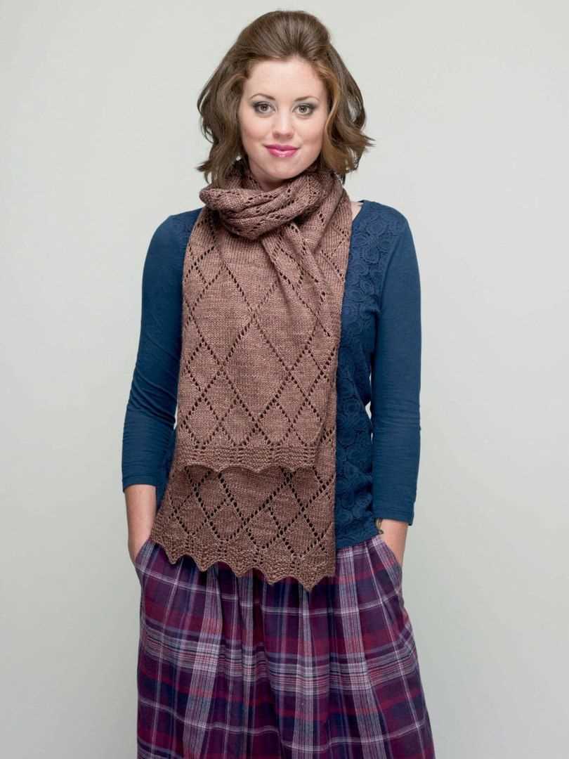 Turtleneck scarf knitting pattern