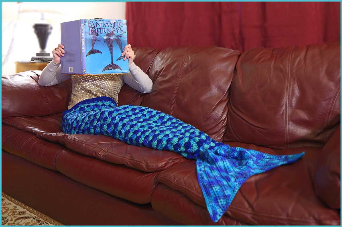 Free mermaid tail knitting pattern