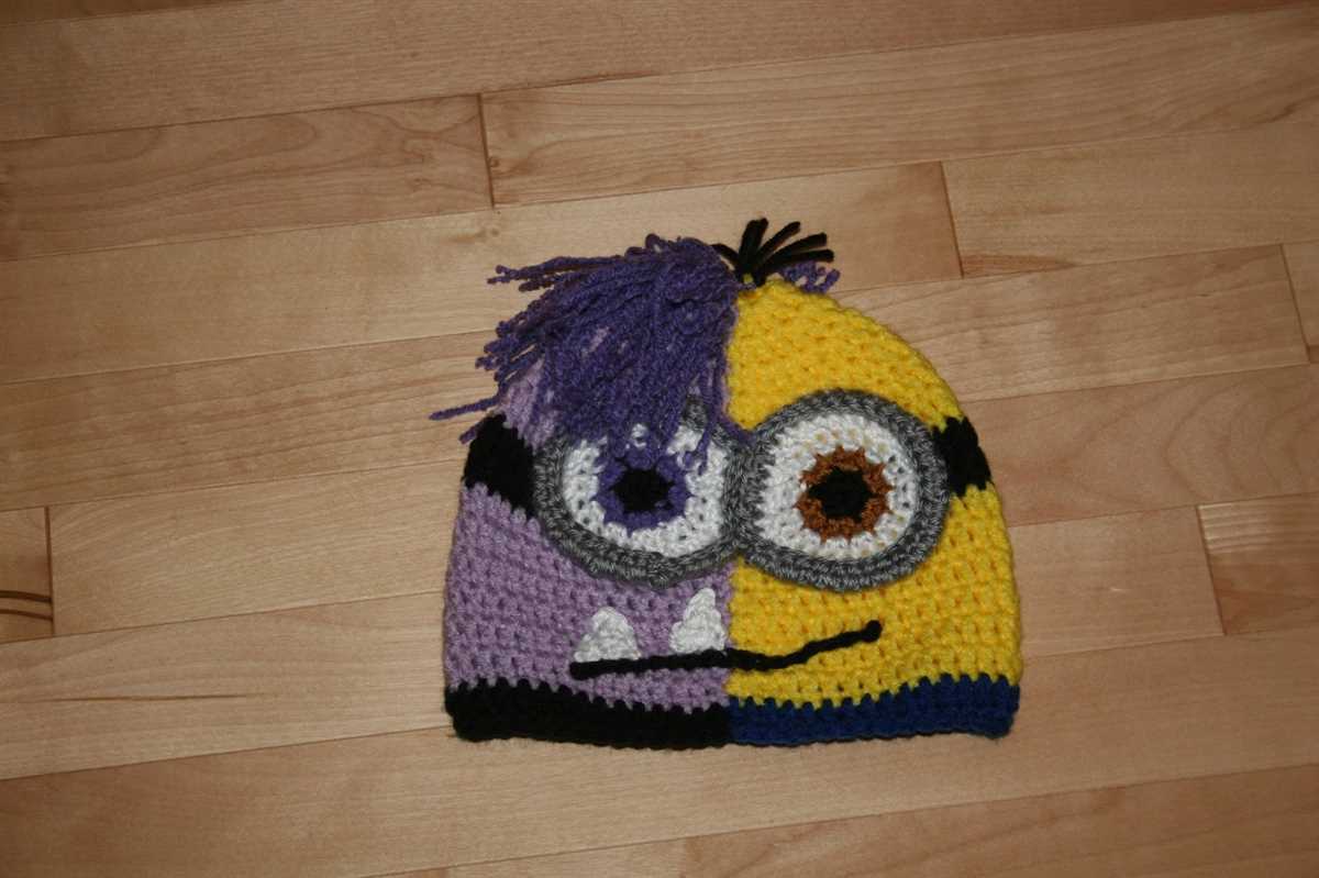 Loom knit minion hat pattern