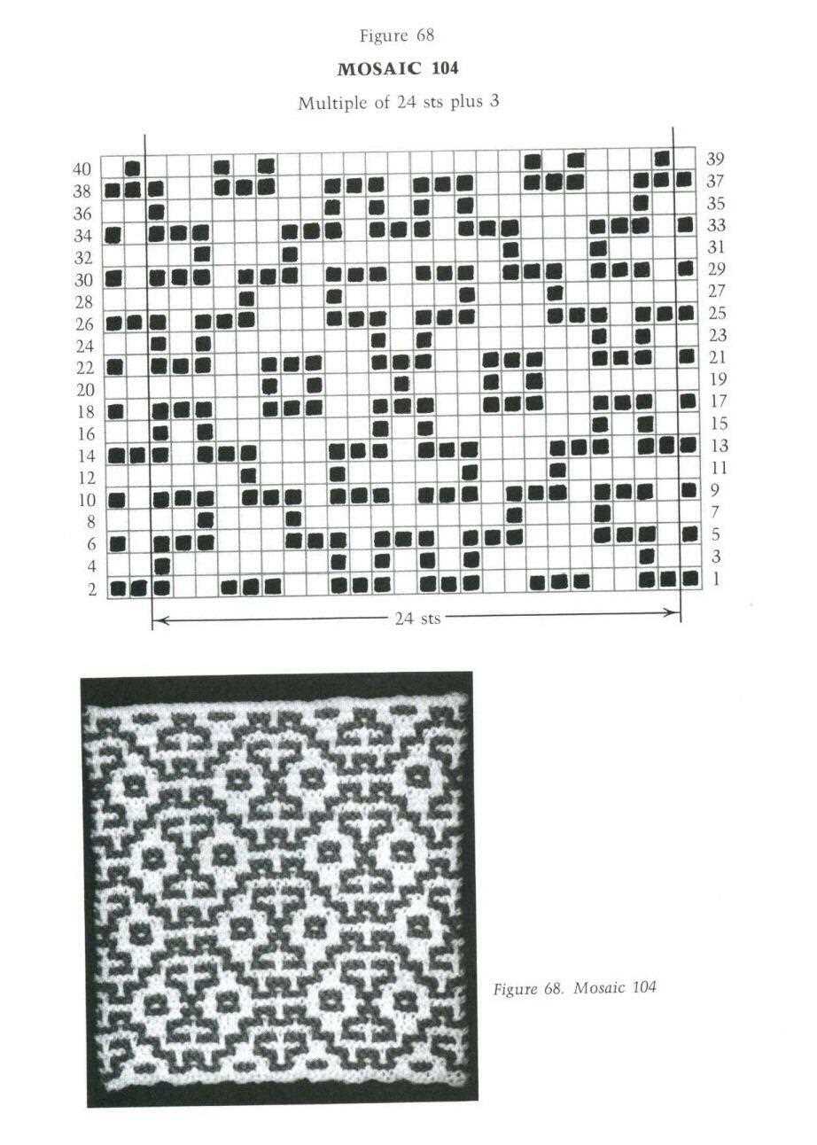 Free mosaic knitting patterns