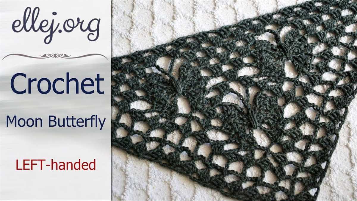 Butterfly knitting pattern scarf